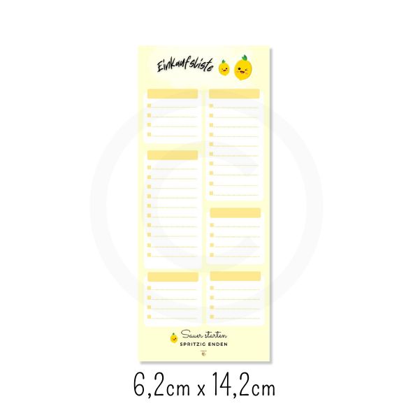 Organisations Set | Zitronen-Motiv