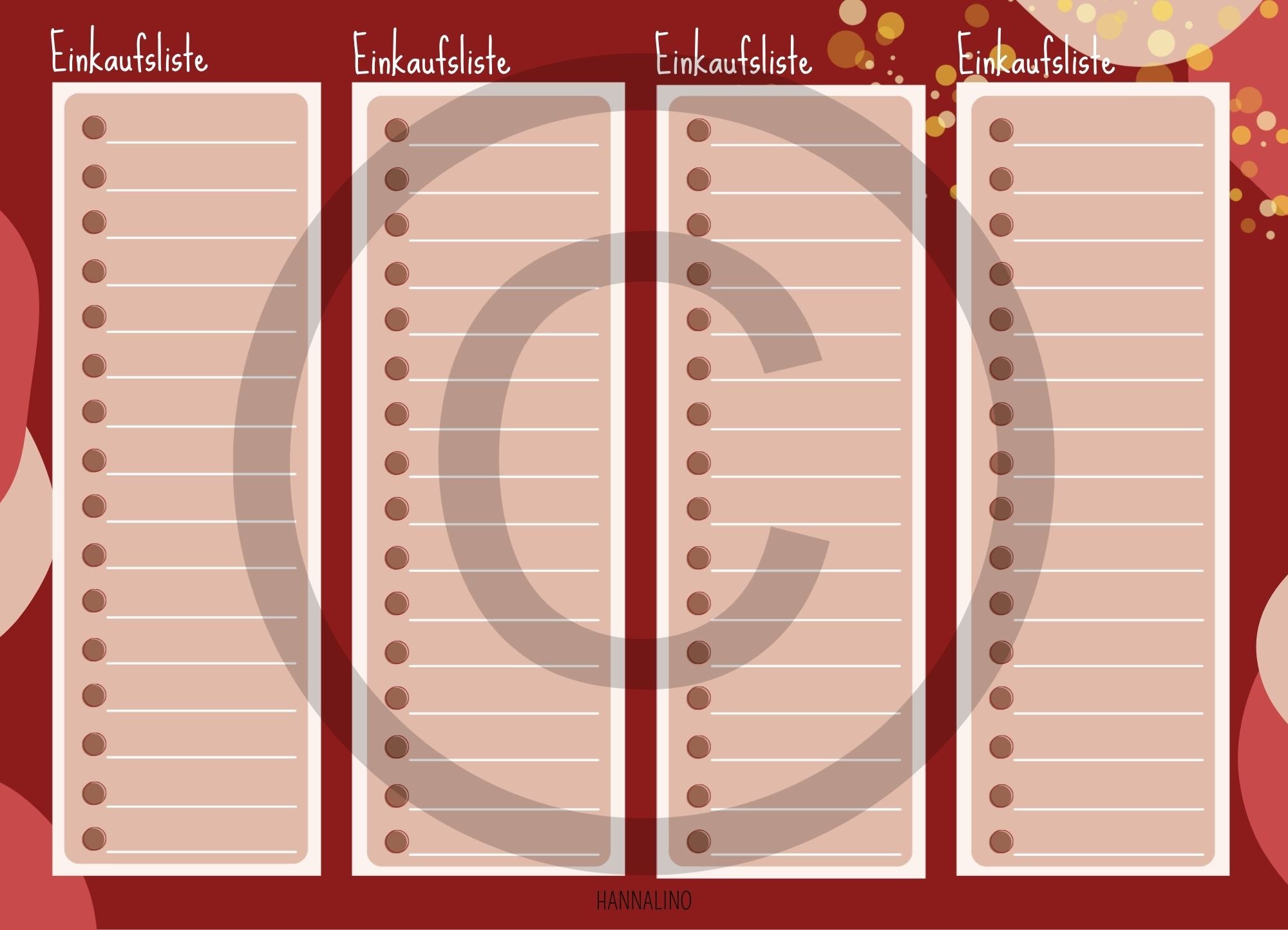 Tages- & Wochenplan PDF – Mit Fokus auf das Wesentliche