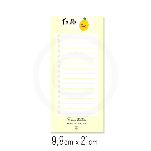 Organisations Set | Zitronen-Motiv