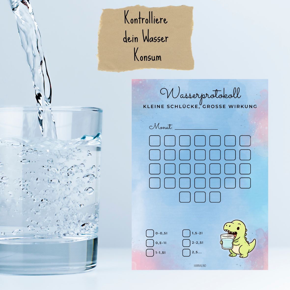 Wassertrink-Challenge! 🦖 A5