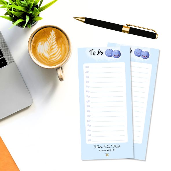 To-Do Block „Blaubeere“