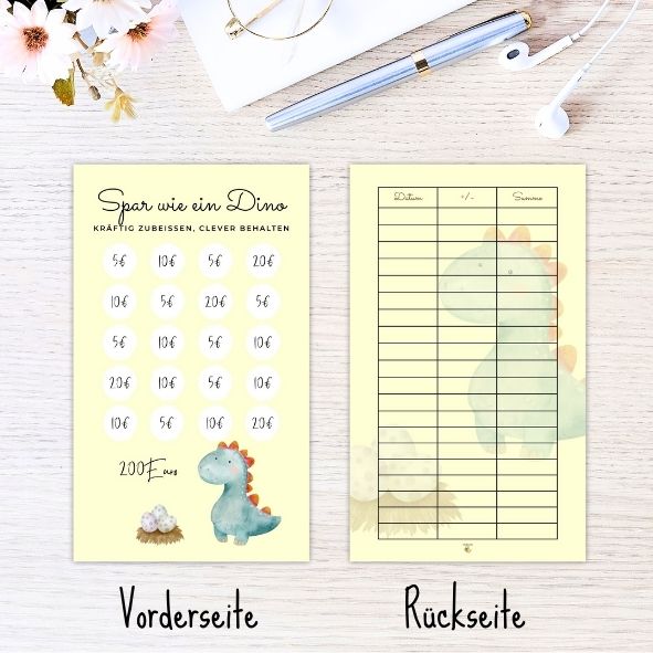 Sparchallenge T-Rex | Mach Sparen zum Dino-Abenteuer! 🦖💰