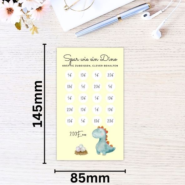 Sparchallenge T-Rex | Mach Sparen zum Dino-Abenteuer! 🦖💰