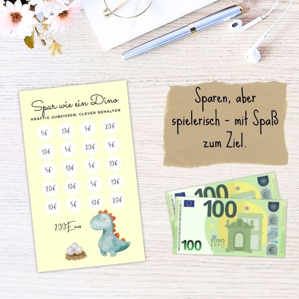 Sparchallenge T-Rex | Mach Sparen zum Dino-Abenteuer! 🦖💰