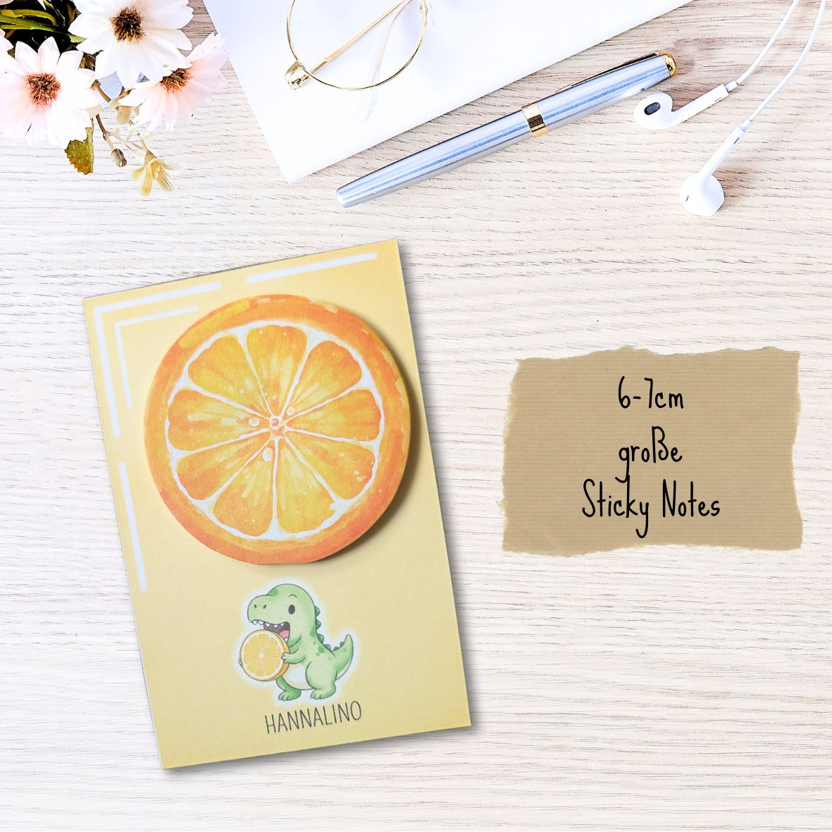 Fruchtige Sticky Notes – 8 süße Designs