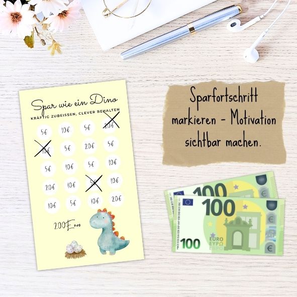 Sparchallenge T-Rex | Mach Sparen zum Dino-Abenteuer! 🦖💰