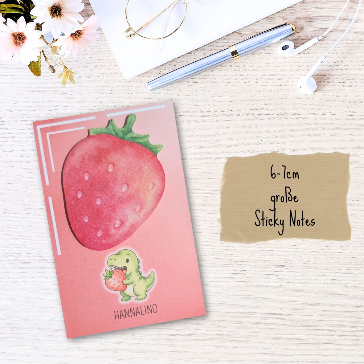 Fruchtige Sticky Notes – 8 süße Designs