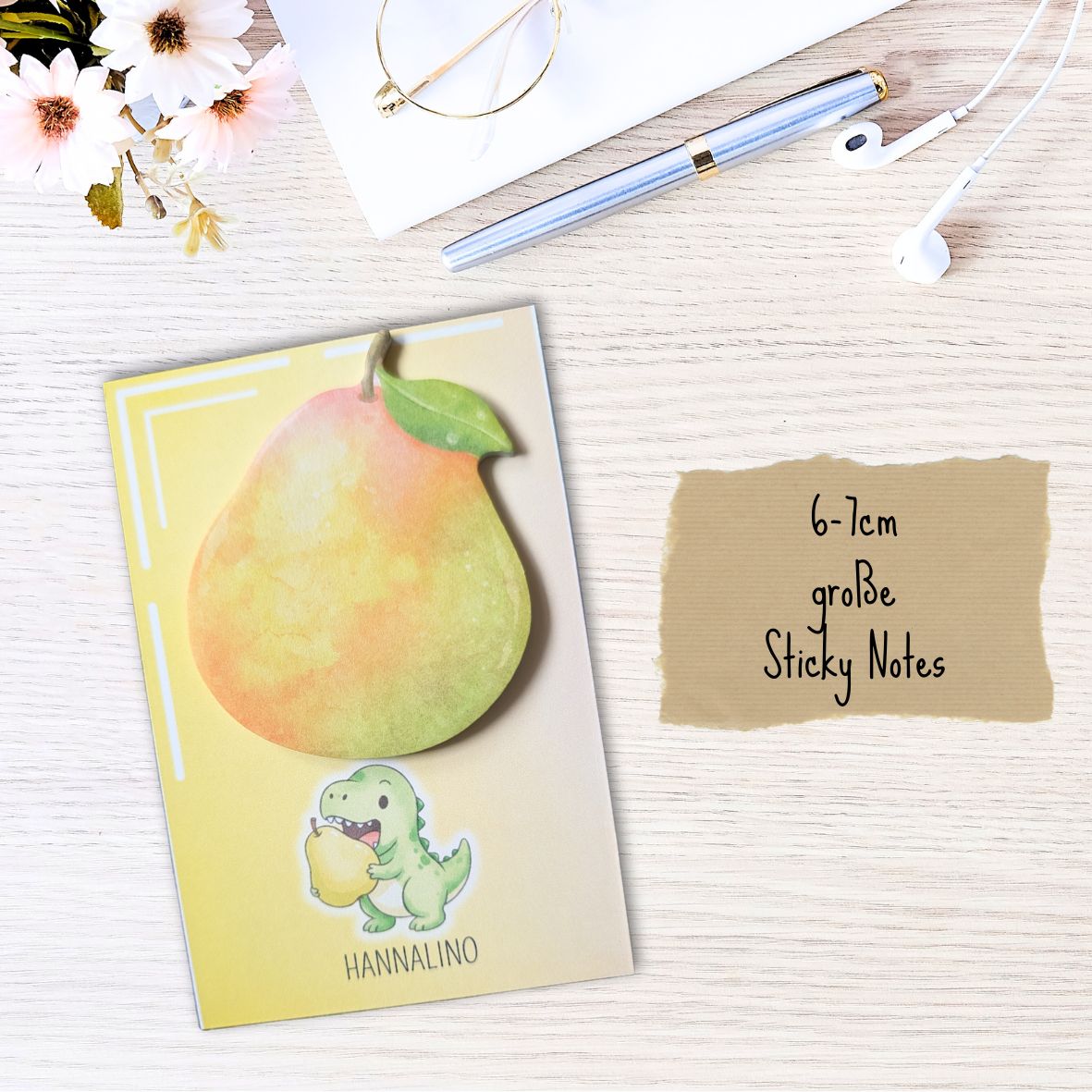 Fruchtige Sticky Notes – 8 süße Designs