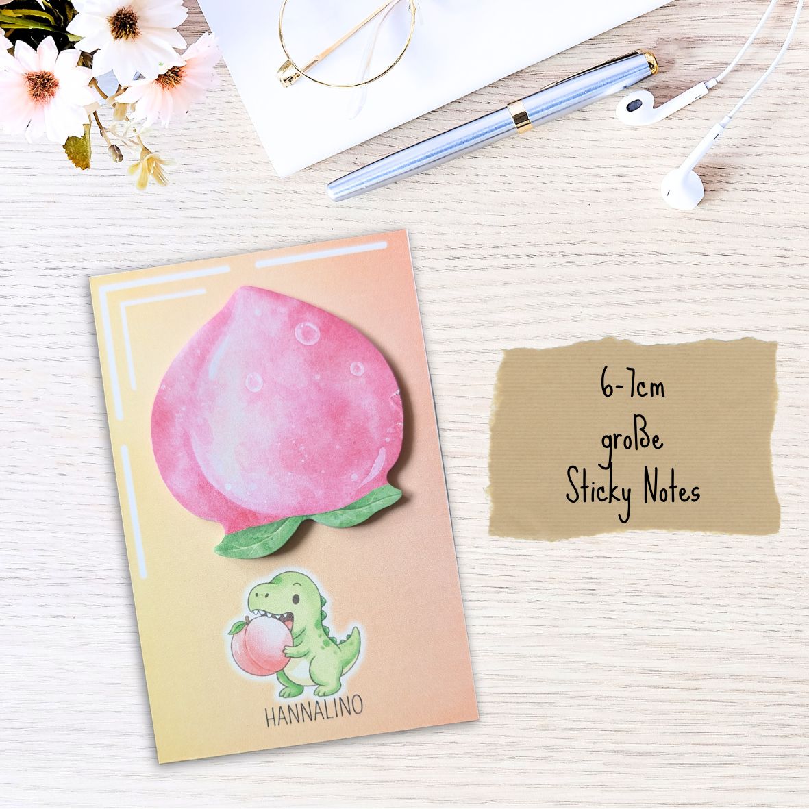 Fruchtige Sticky Notes – 8 süße Designs