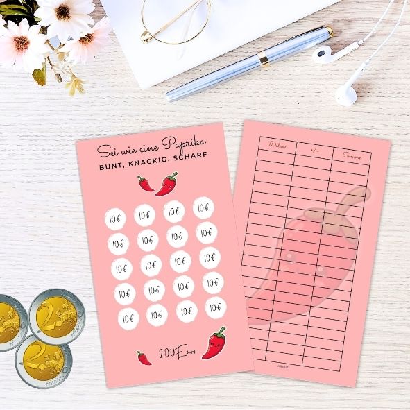 Sparchallenge Paprika | Mach Sparen zum bunten Genuss! 🌶️💰