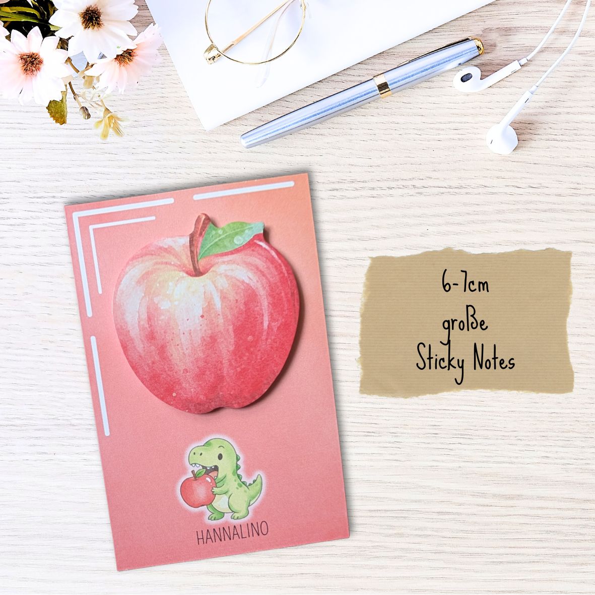 Fruchtige Sticky Notes – 8 süße Designs