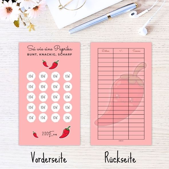 Sparchallenge Paprika | Mach Sparen zum bunten Genuss! 🌶️💰