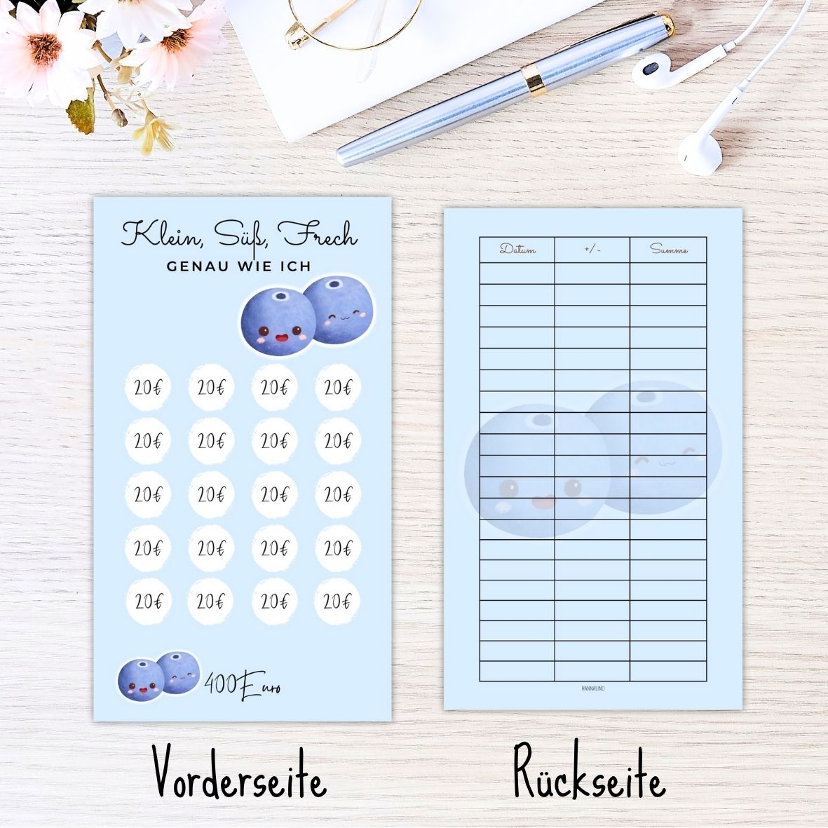 Sparchallenge Heidelbeere | Mach Sparen zum bunten Genuss! 🫐💰