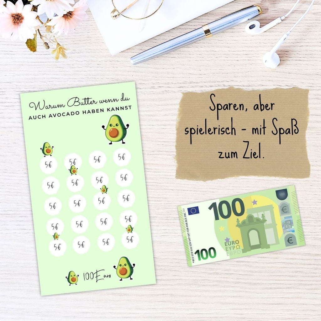 Sparchallenge Avocado | Mach Sparen zum bunten Genuss! 🥑💰