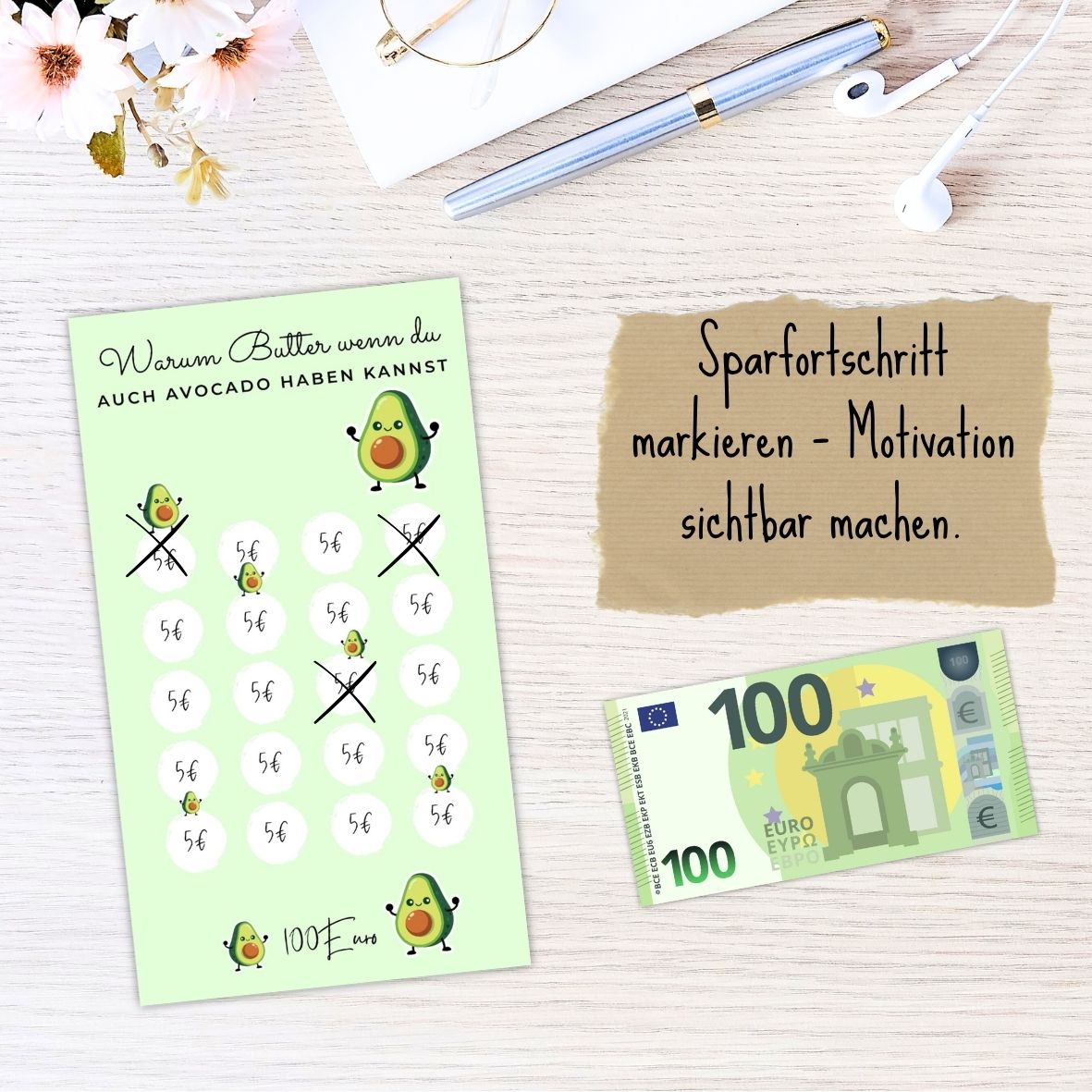 Sparchallenge Avocado | Mach Sparen zum bunten Genuss! 🥑💰