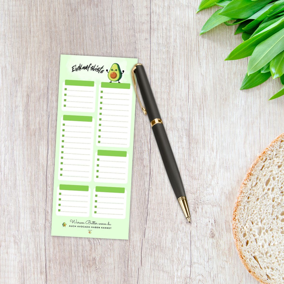Einkaufsliste Avocado