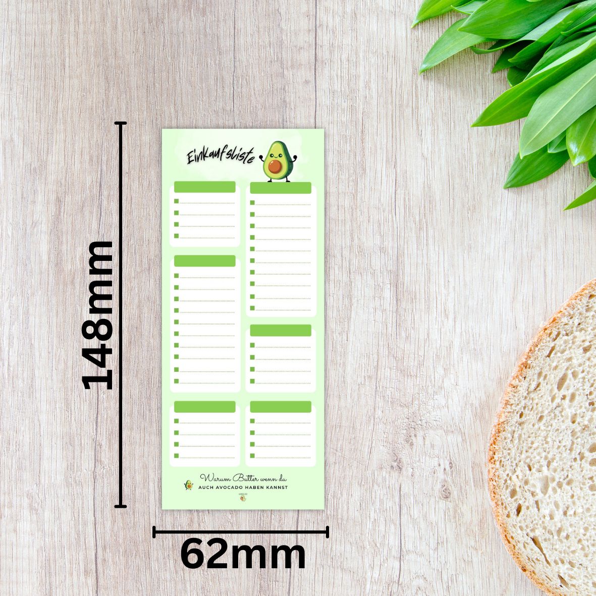 Einkaufsliste Avocado