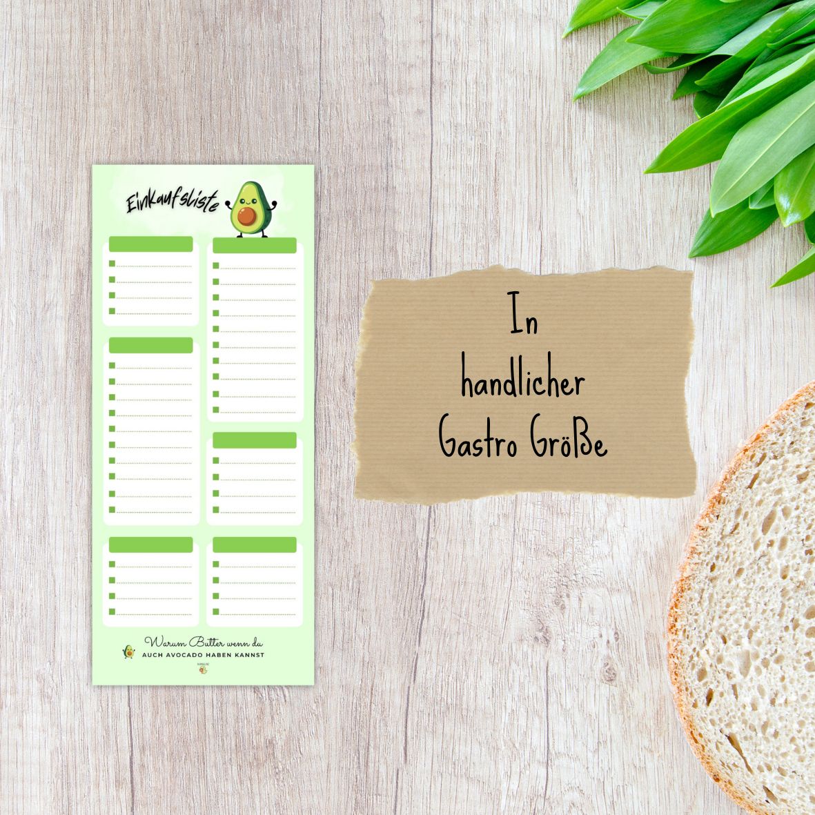 Einkaufsliste Avocado