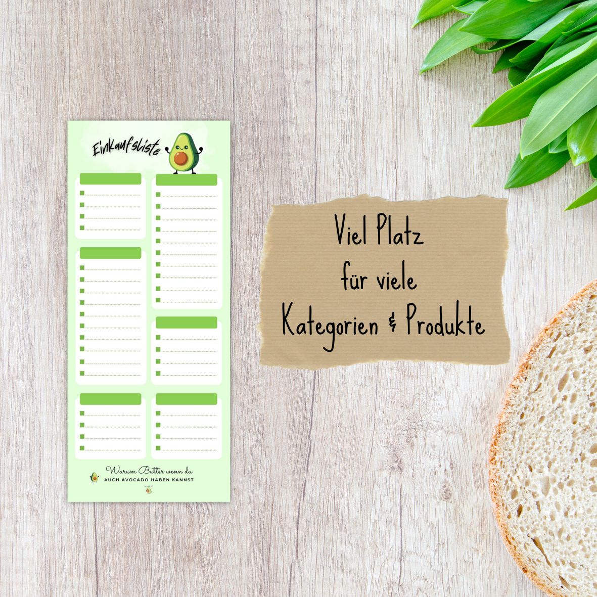 Einkaufsliste Avocado