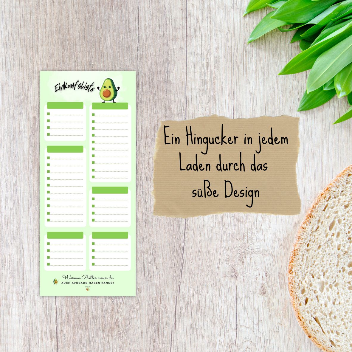 Einkaufsliste Avocado