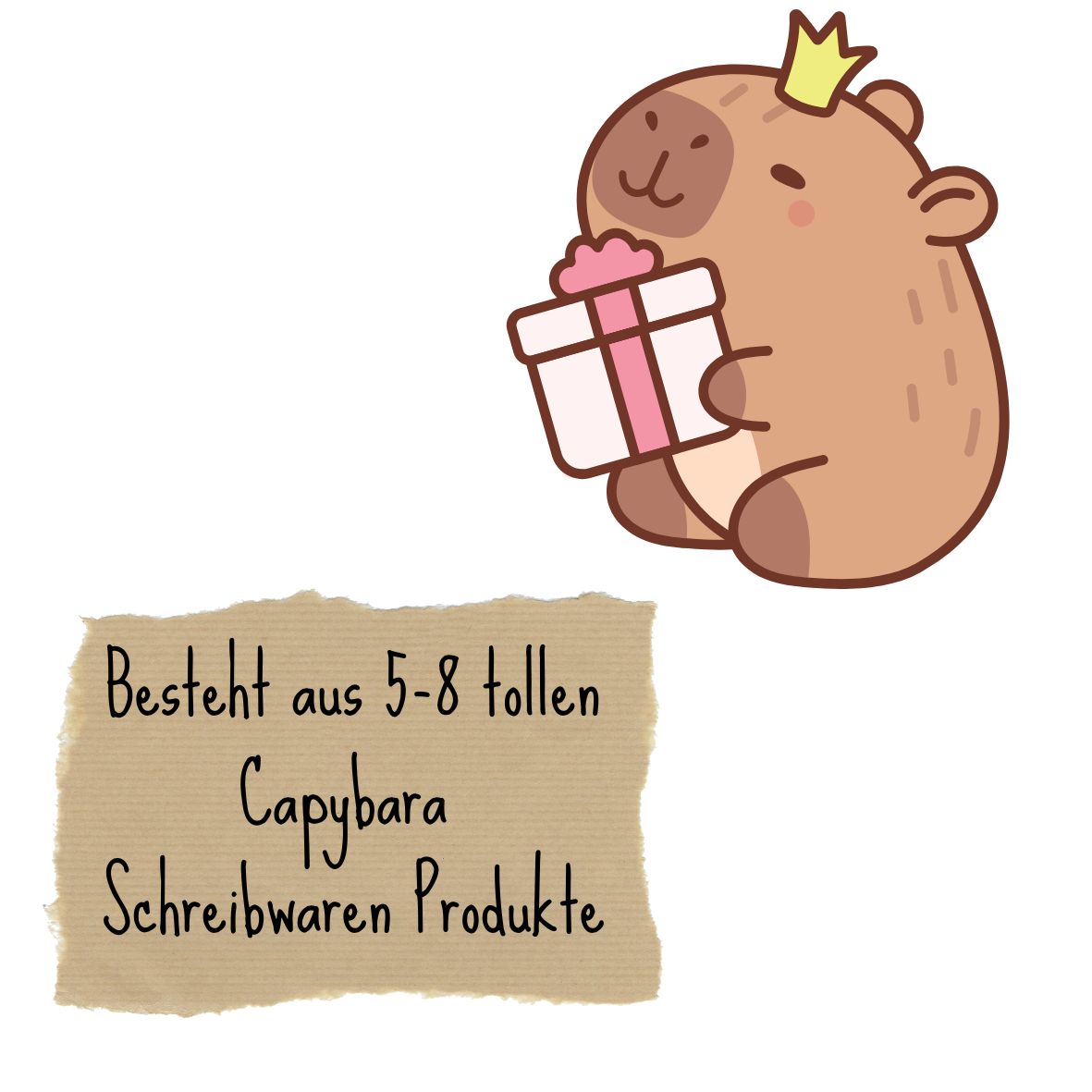Capybara Schreibset – Vorbestellung ab 10. Januar versandbereit! 🌿
