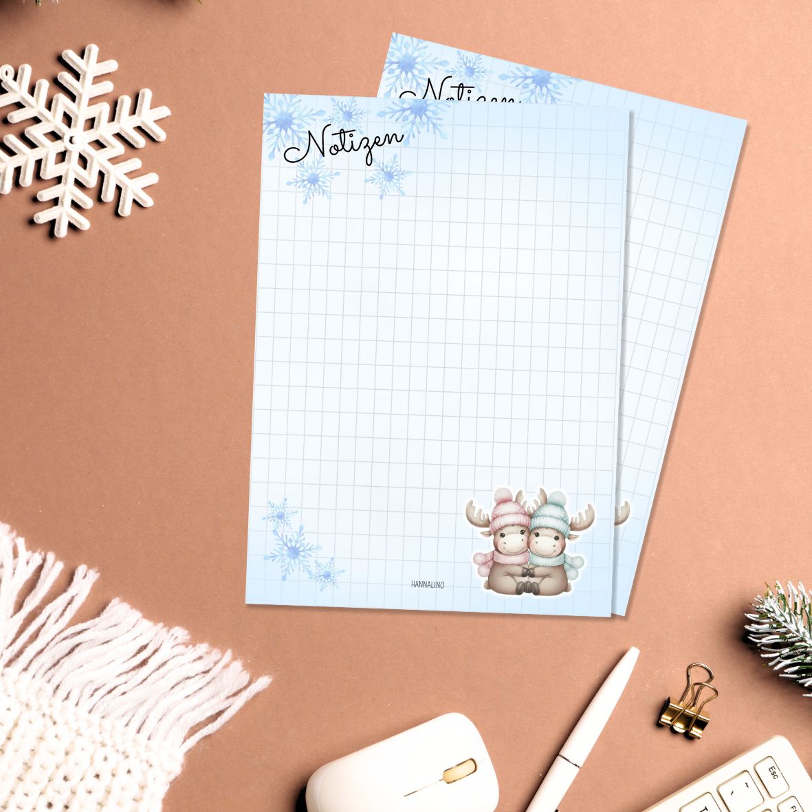 Notizblock A6  | Winter Zauber ❄️