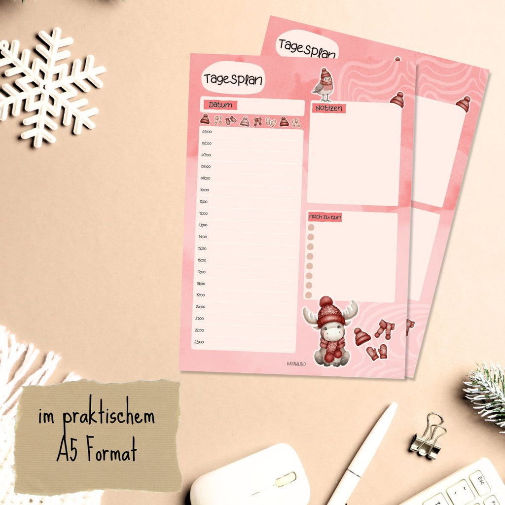 DIN-A5 Tagesplaner | Winter Zauber ❄️