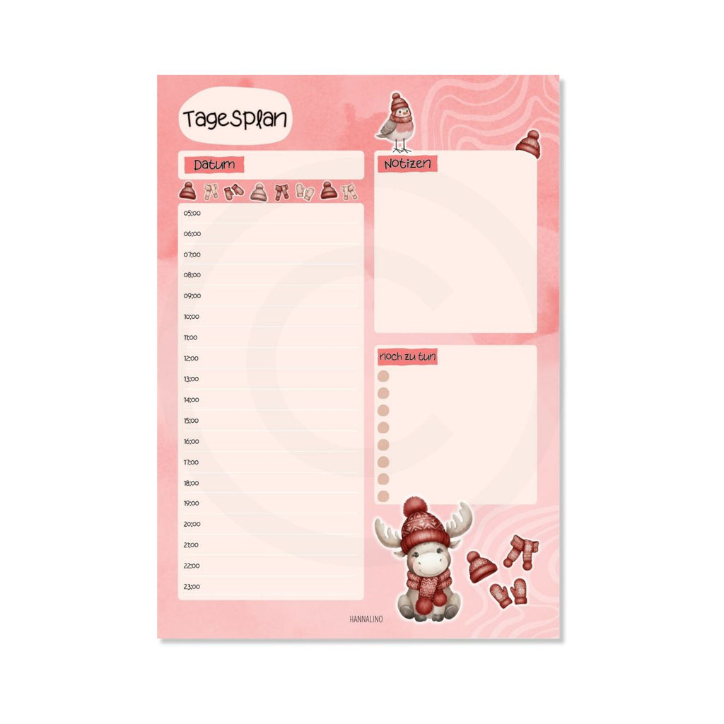 DIN-A5 Tagesplaner | Winter Zauber ❄️