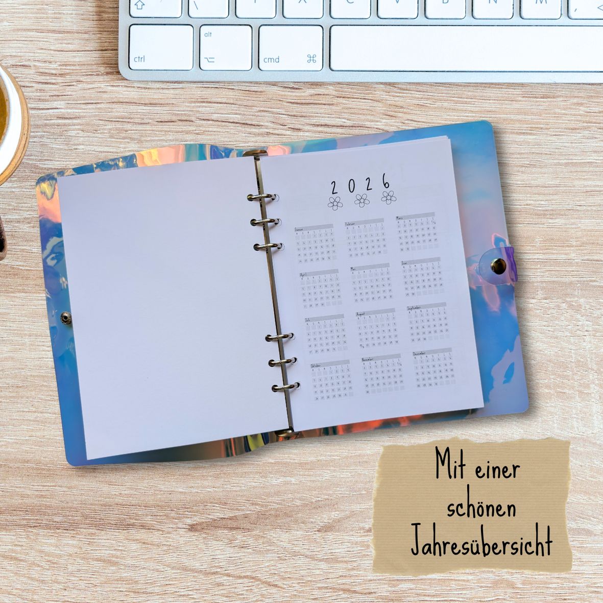 Kalender 2026 – Liebevoll gestaltet mit Platz für dich und deine Ideen 🌼