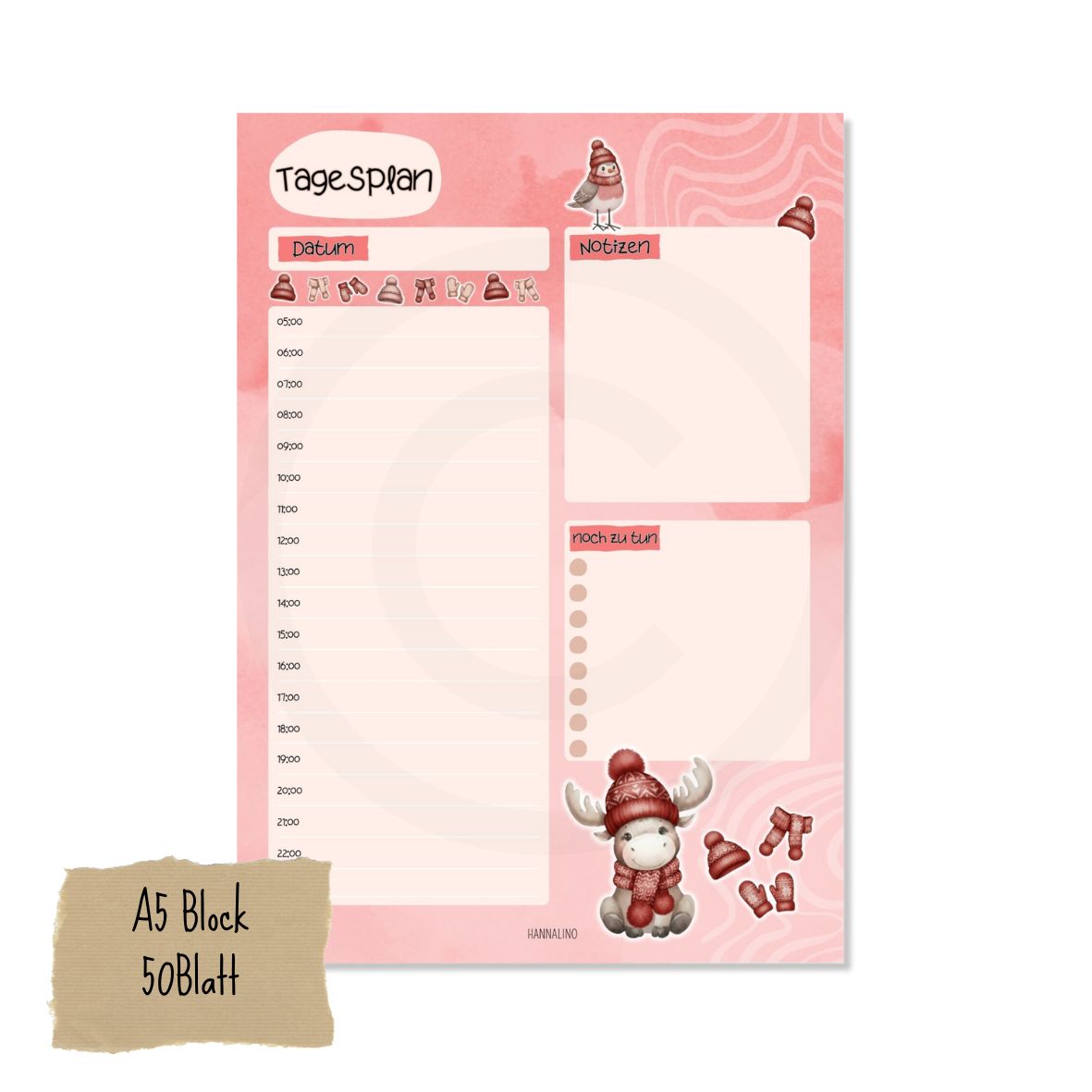 Schreibwaren-Set „Winterzauber“ – 4-teilig | Perfekt für Planung, Organisation & Geschenke ❄️