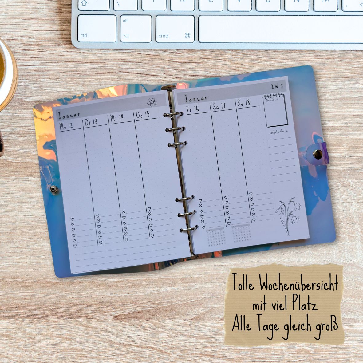 Kalender 2026 – Liebevoll gestaltet mit Platz für dich und deine Ideen 🌼